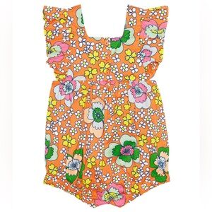 STELLA MCCARTNEY KIDS, Baby floral cotton romper, size 12 months